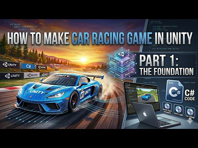 How to Make a Racing Game with Unity Part 1 | Urdu | Hindi