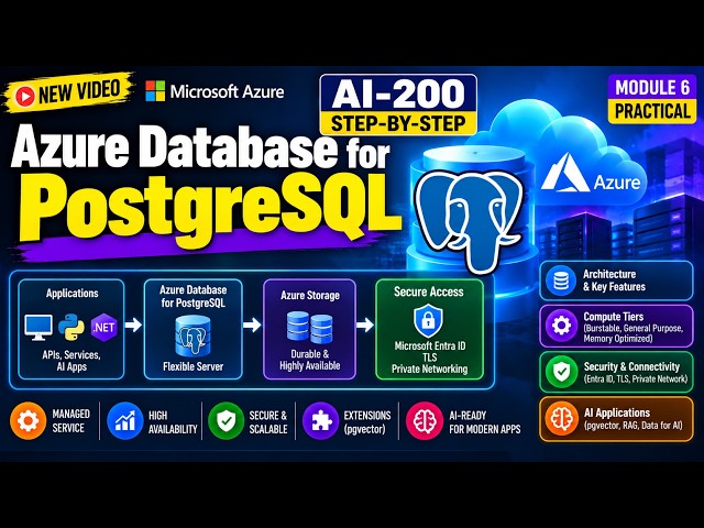 AI-200 Step-by-Step | Azure Database for PostgreSQL