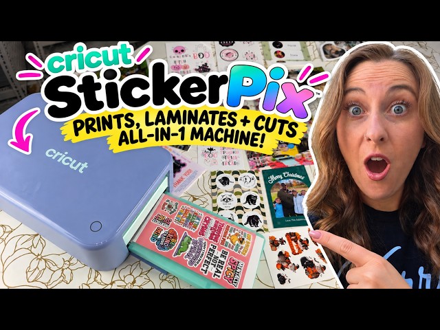 Cricut Made a STICKER MACHINE?! Cricut StickerPix Review
