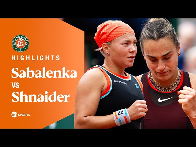 Aryna Sabalenka vs Diana Shnaider | Quarter-Final | Roland Garros 2026 Extended Highlights 🇫🇷