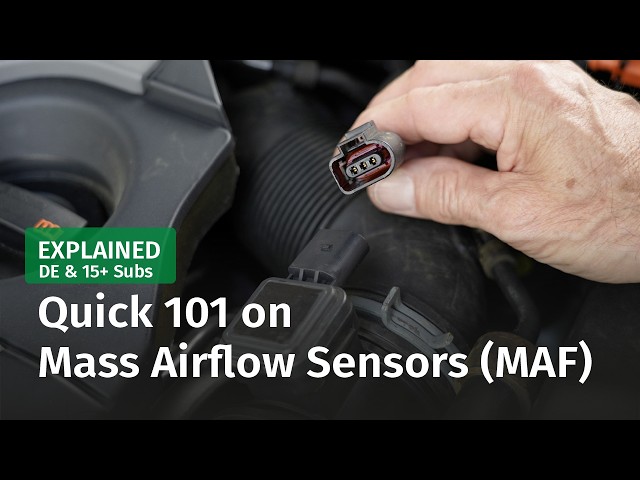 Defective mass air flow sensor (MAF sensor), symptoms, causes, and replacement