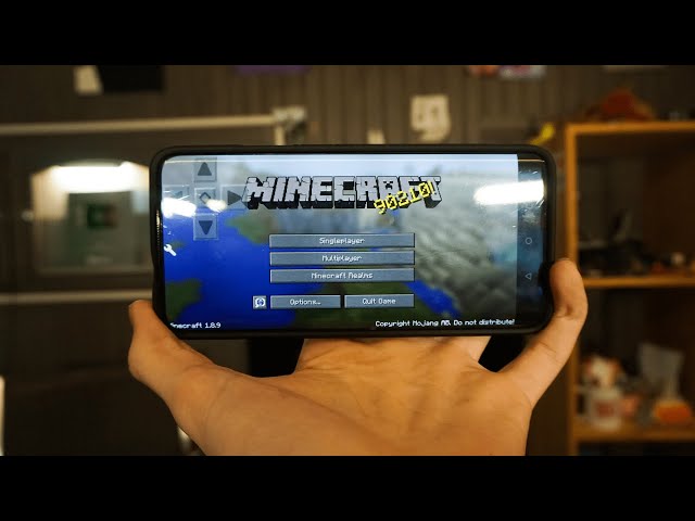 Minecraft Java Edition on a phone