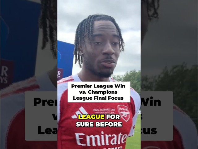Arsenal Star: Premier League Irrelevant for Champions League Glory! #arsenal #championsleague