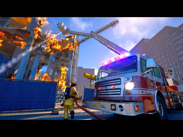 Firefighting Simulator: Ignite – NEW Construction Site DLC! 4K RTX 5090