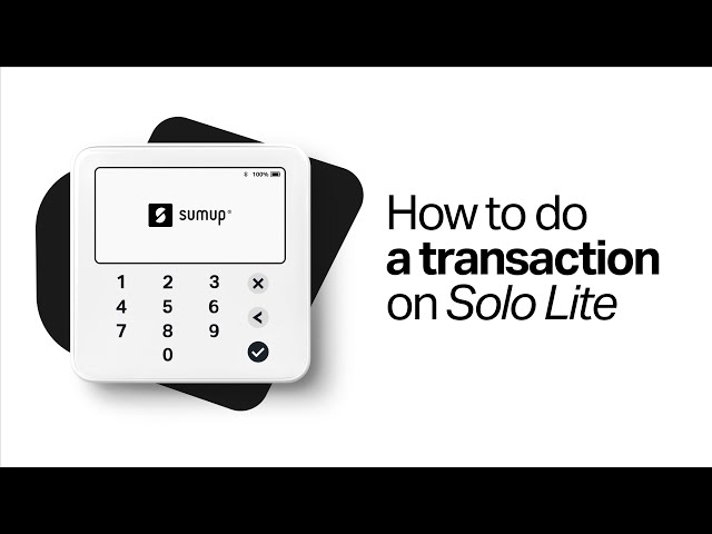 How to do a transaction on Solo Lite