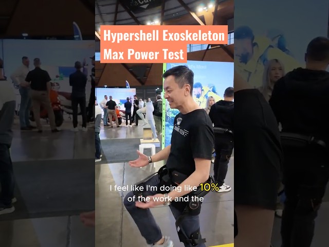 Hypershell X Ultra Exoskeleton Test: Walking Running Jumping Stairs