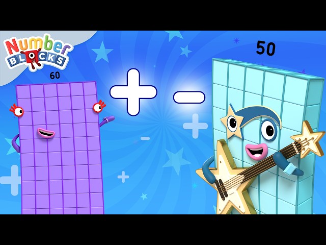 Easy Addition and Subtraction for Kids ➕➖| Learn to Count Compilation for Kids | Numberblocks Spa...