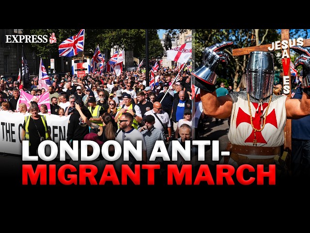Anti-migrant protesters FLOOD London to honour grooming gang survivors