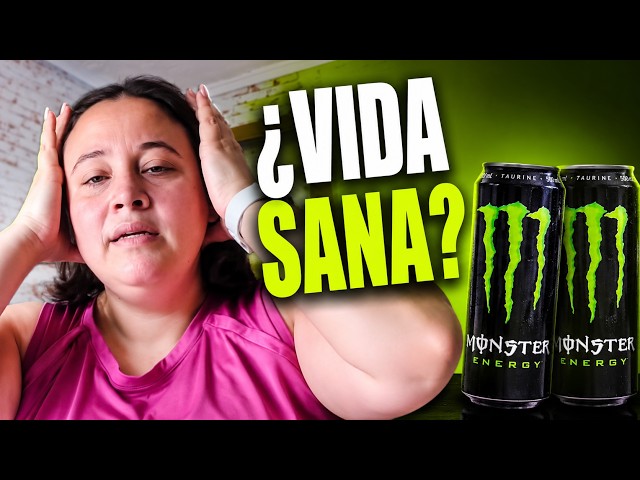 ANDREA COLAS: “Vida sana”… con 1 LITRO de MONSTER