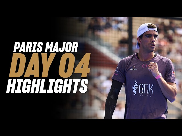 Alpine Paris Premier Padel Major 🇫🇷🎾: Day 4 - Men's Highlights