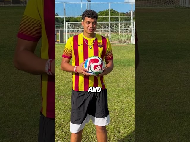 How to Hit the Perfect Trivela 😳 #football #tutorial #ronaldo