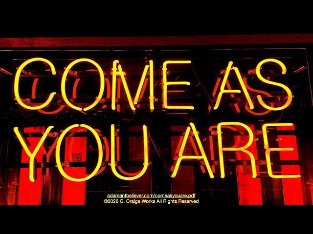 Come As You Are - A Message By: G. Craige Lewis of EX Ministries
