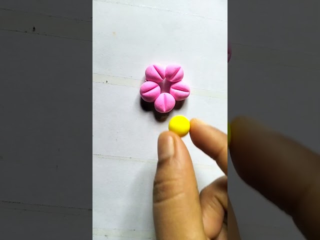How to make clay flower. Clay tutorial, Clay. Clay polymer #shorts #trending #clay #papercraft #diy