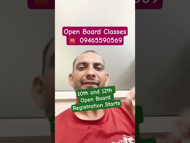 open board admission starts / nios admission starts 10 / 12 / Panchkula / Dhakoli / Zirakpur