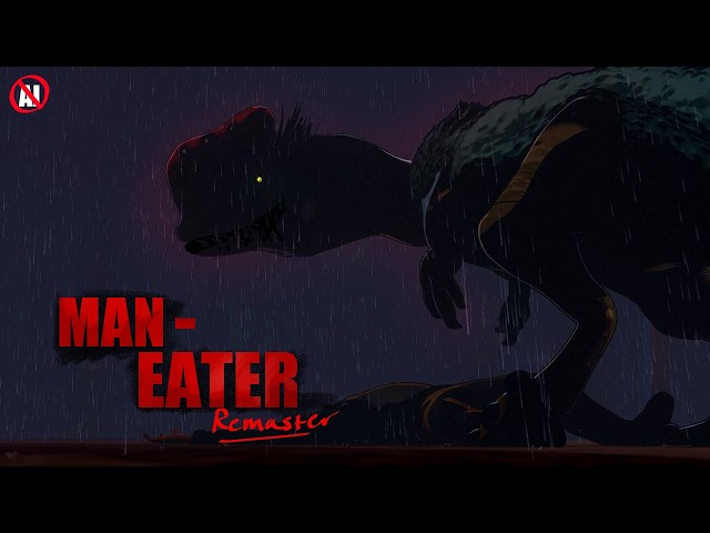 MAN-EATER dinosaur horror film |REMASTER|