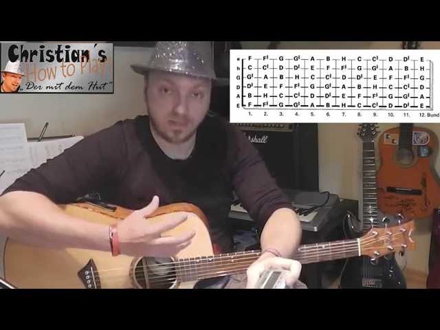 Wie stimme ich eine Gitarre? Tipps, Techniken, Möglichkeiten  [HD] Deutsch Tutorial Lesson