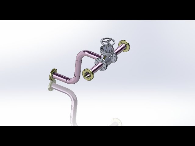 Routing Pipe Assembly in SolidWorks | Complete Piping System Tutorial