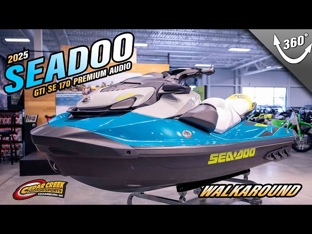 Walkaround | 2025 Sea-Doo GTI™ SE 170 Tech, Audio, iDF, iBR