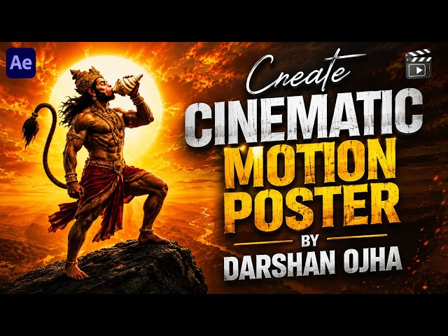 Create a Cinematic Kurukshetra Motion Poster in After Effects |l Full Tutorial ll Artist darshan ll