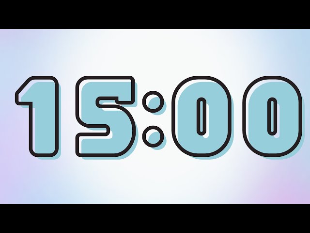 15 Minute Silent Timer with Harp Ending