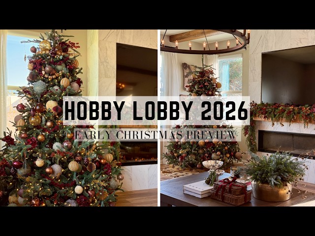 HOBBY LOBBY EARLY CHRISTMAS PRODUCT HIGHLIGHT || 2026