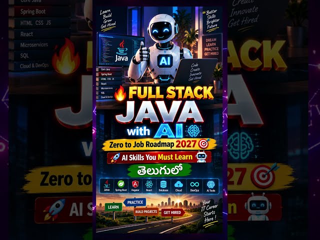 Full Stack JAVA with AI | Complete Beginner Guide 2027 | JAVA with AI Jobs | Naresh IT