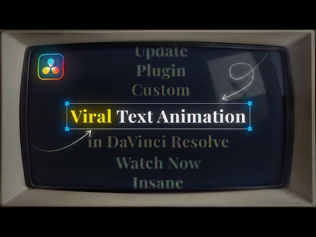 One Plugin for ALL Your Text Animations in DaVinci Resolve