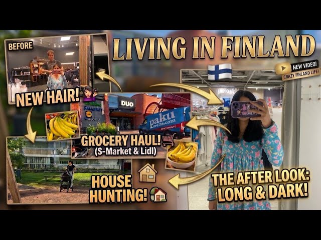 Life as a Software Developer in Finland 🇫🇮 |Grocery shopping | House haunting🏠 #livinginfinland 