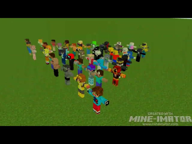 T Pose animation(Minecraft)