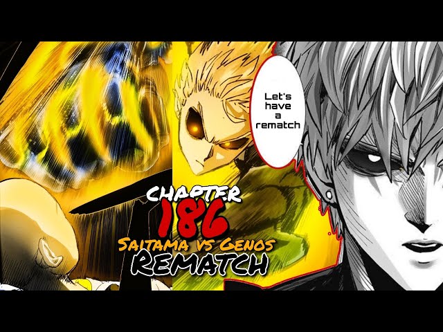 SAITAMA vs GENOS REMATCH!!! NAPAKALAKAS NA NI GENOS!!! One Punch Man Chapter 186 Tagalog Review