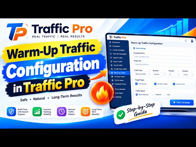 Warm-Up Traffic Configuration | Traffic Pro