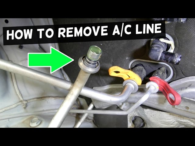 How to Remove A/C LINE on car. AC LINE DISCONNECT TOOL