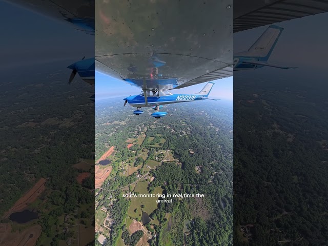 Trying Emergency Glide Mode with a simulated engine out at 4,500! 🚨 #aviation #pilot #airplane