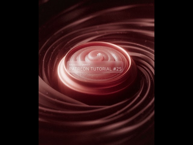 Abstract Spiral in Cinema 4D Tutorial