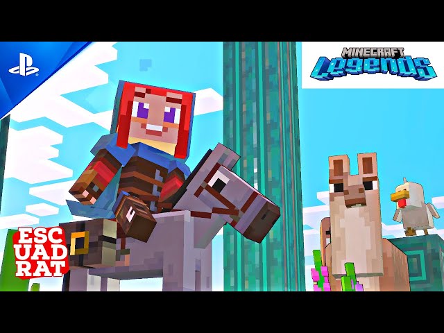Minecraft Legends PS5 - 4K 60FPS HDR Graphics - 8 Minutes Gameplay