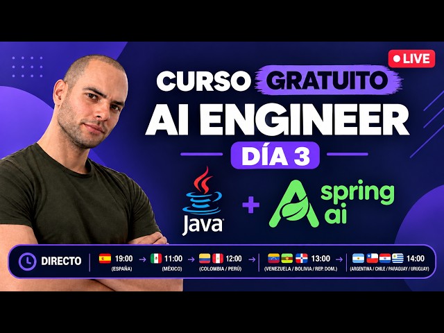 FREE AI ENGINEER Course with Spring AI - Day 3