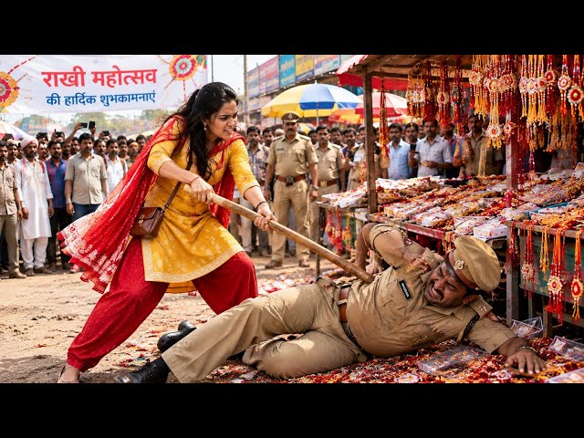 दरोगा ने गरीब बाबा का ठेला गिराया, फिर सामने आई उसकी IPS बेटी! 😱 | Hindi Emotional Story