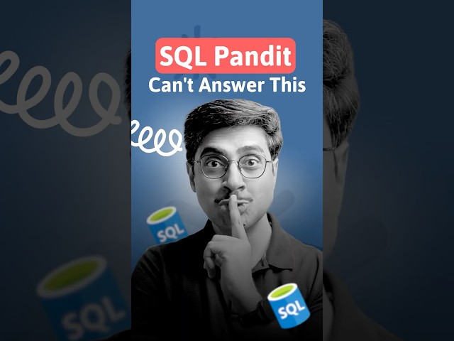 Most SQL Developers Get This Wrong #sql #tutorial