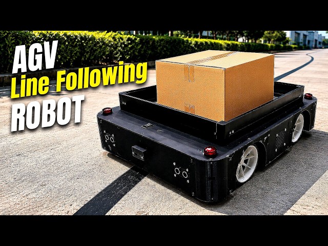 AGV Line Following Robot | Mechanical Engineering Project Ideas
