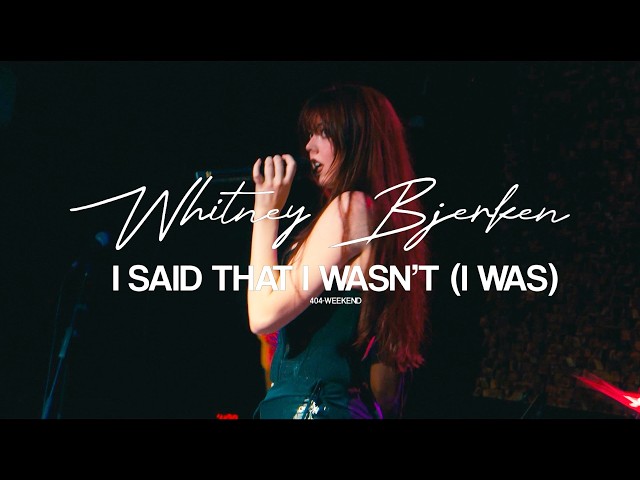 Whitney Bjerken - i said that i wasn't... (i was) LIVE at Bogg's Social