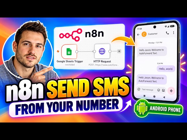 Connect Your Android Phone to n8n and Send SMS From Your Own Number