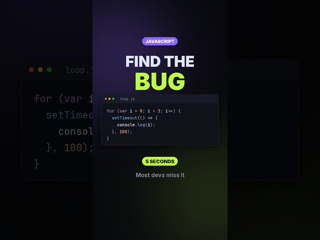 Find the bug in 5 seconds (JavaScript) #javascript #coding