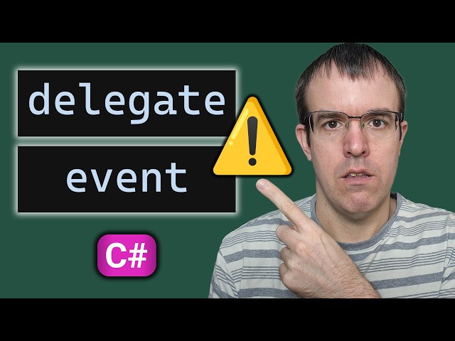 Delegates and events in C# (and when NOT to use them)