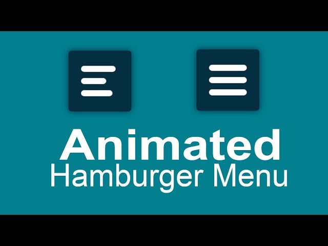 Three line hamburger button effect - Transforming Hamburger Menu - Animated Toggle Menu Effect
