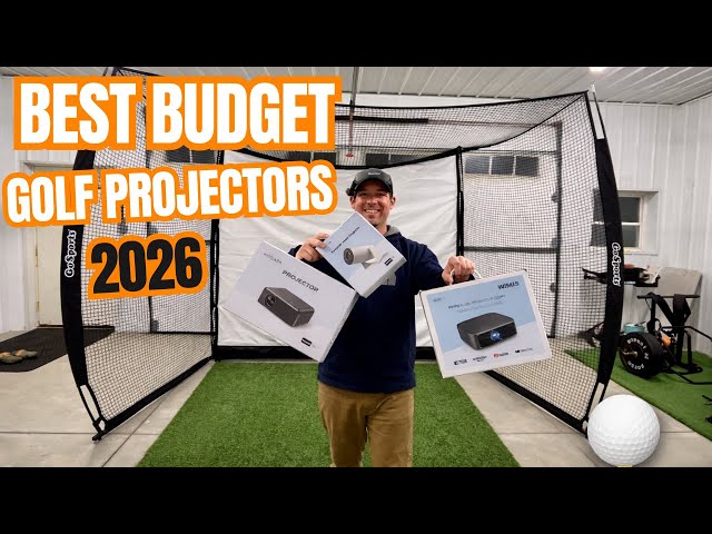2026 Best Budget Golf Projectors for Indoor Simulator! Garmin R10
