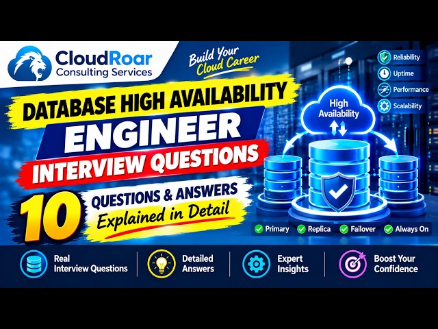 Database High Availability Engineer Interview Questions #3033