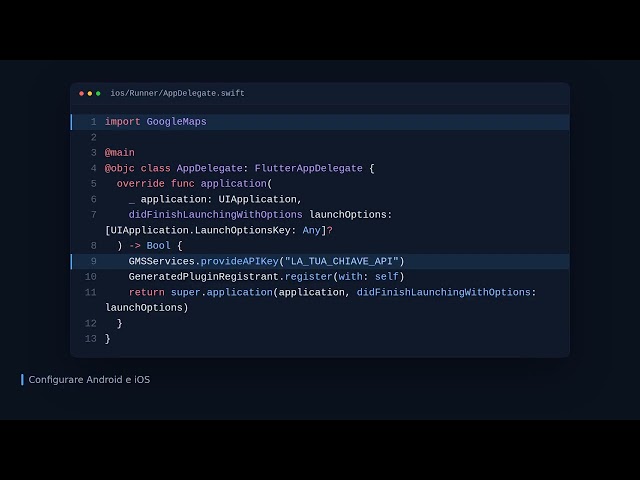 Integrare Google Maps in Flutter con google_maps_flutter
