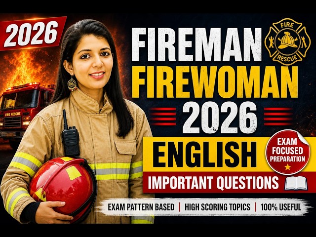 FIREMAN FIREWOMAN ENGLISH  IKERALA PSC | LDC | DEGREE LEVEL | SRUTHYS LEARNING