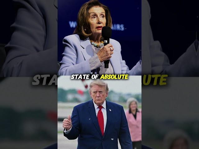 Trump Just Caught Nancy Pelosi Off-Guard on Camera! 🤐🔥 #Shorts