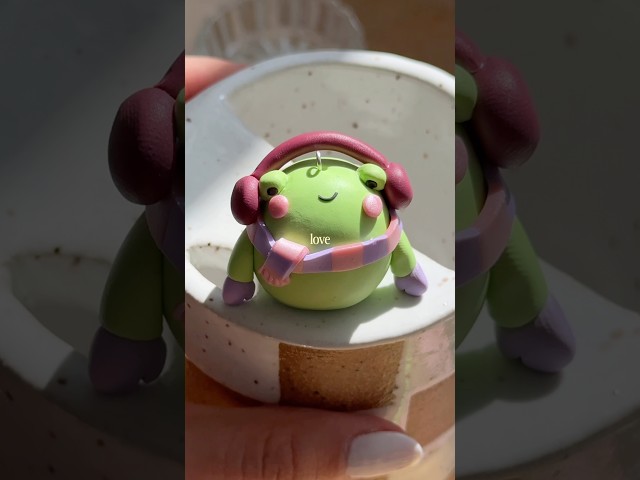 clay with me 🍁#polymerclay